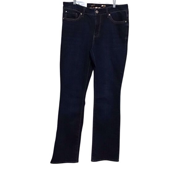 Seven7 Embellished Mid Rise Rocker Slim Boot Jeans 10 NWT - Picture 1 of 9